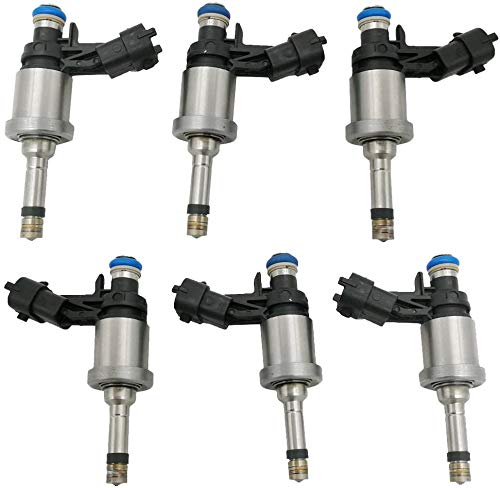 PANGOLIN 12638530 FJ994 Fuel Injector Common Rail Injector 6PCS for 2009-2011 Buick Enclave  for 2010-2011 Lacrosse  for 2010 Allure  for 2008-2011 Cadillac CTS STS  for Traverse 2009-2011 3.6L Parts - Image 1